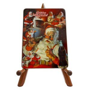 2009 The Bradford Exchange Holiday Happiness  "It's Time For Coca-Cola" Wall Clo